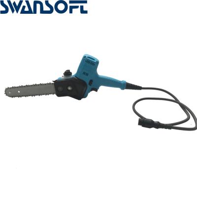 China Swansoft 40V 400W Wood Cutting 150mm Electric Chainsaw Chain Saw Electric for sale