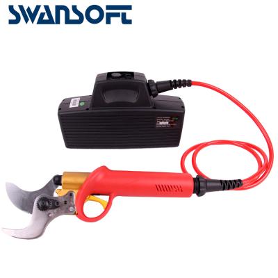 China Swansoft 4.0CM Electric Pruner Lithium Power Electric Pruning Shear with CE Certificate for Vineyard and Orchard for sale