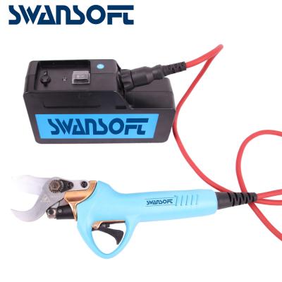 China Swansoft professional electric pruning shear 3.0 CM electric bypass pruner to Europe and US and Korea for sale