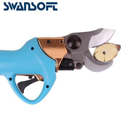 China Swansoft 800g 3.0CM Electric Bypass Pruner Fruit Orchard Pruning Shear 36V 4AH for sale