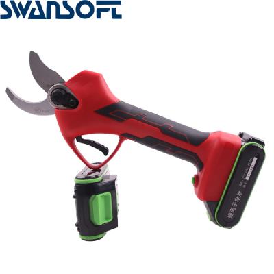 China Swansoft 21V Wireless 3.2CM Electric Pruning Scissors Rechargeable Scissors Pruning Scissors Branch Cutt for sale