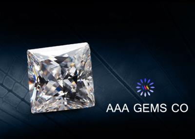 China Colorless Square Moissanite Diamonds Forever Brilliance Grade for sale