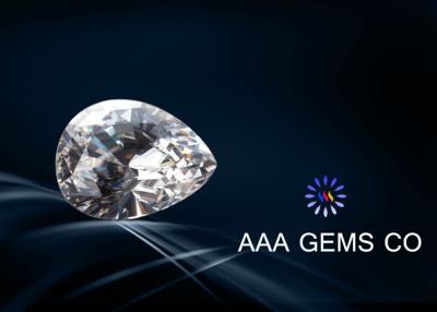 Chine Diamants en forme de poire sans couleur de Moissanite de carat de la pierre gemme 4 de Moissanite à vendre