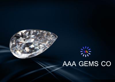 Китай Груша отрезала белые диаманты Moissanite свободные на сумки 5mm x 8mm продается