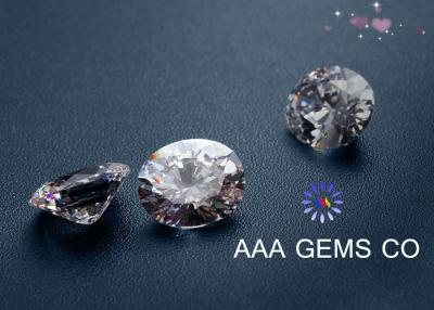 中国 ネックレス 5mm AAA の宝石 Sythetic は丸型の無色の Moissanite に投石します 販売のため