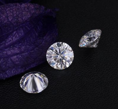 China 0.85Ct 6mm Genuine Diamond Moissanite VVS Round Shape Excellent Cut for sale