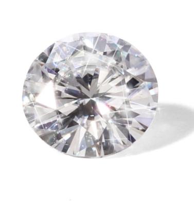 China DEF Super White Diamond Moissanite 13mm Round Brilliant Diamond Cut 8.5ct VVS for sale