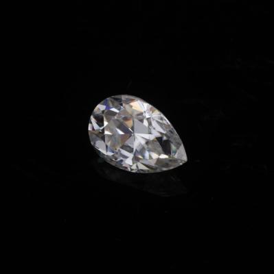 China Loose Moissanite Stones DEF Color 7*10mm 2ct Pear Shape VVS Classic Moissanite for sale