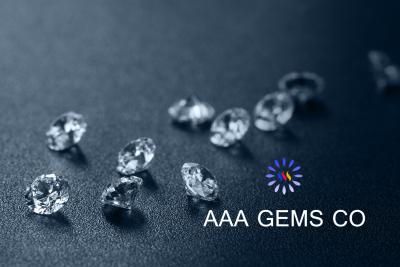 China Diamante puro fraco do carbono de Moissanite da categoria de VVS tamanho RM-030 de 0.8mm - de 18mm à venda