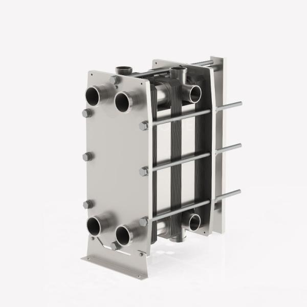 Quality Beer / Milk Sanitary Plate Heat Exchanger Stainless Steel CIP Heating for sale