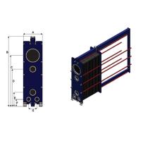 Quality Waste Heat Recovery Condenser Plate Heat Exchanger Liquid to Liquid for sale