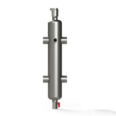 China Stainless Steel Water Heating Hydraulic Separator Tank For Radiant Heating for sale