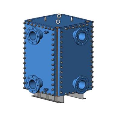 China Compabloc Steam Condenser Compact Welded Plate Heat Exchanger for Oil Refinery en venta