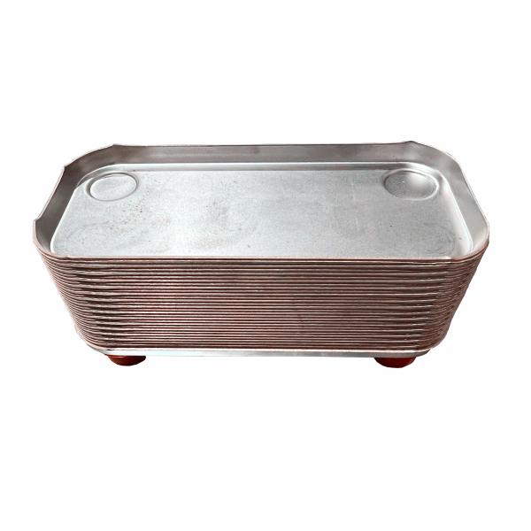 Quality Stainless Steel 304/316L Copper Brazed Plate Heat Exchanger for Food Marine for sale