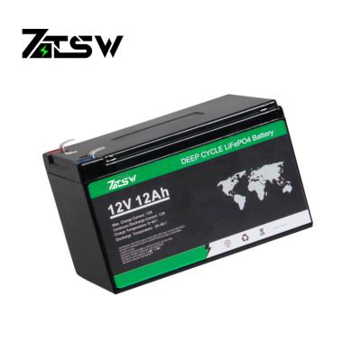 China ISO 12v Rechargeable Battery Pack 12ah Car Lifepo4 Battery for sale