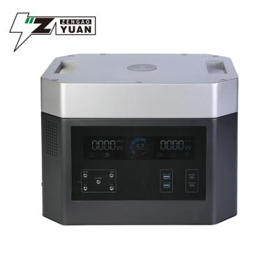 China OEM Factory Pure Sine Wave Battery 2000W Portable Solar Power Station for sale