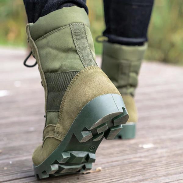 Quality High Top Military Boots Combat Wear Resistant Jungle Tactical Outdoor Mountainee for sale