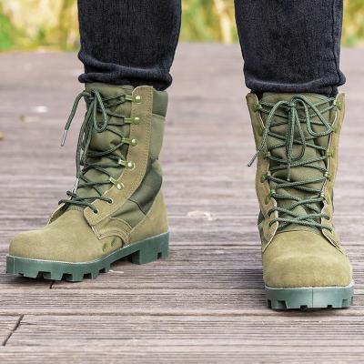 Quality High Top Military Boots Combat Wear Resistant Jungle Tactical Outdoor Mountainee for sale