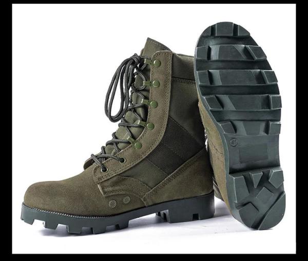 Quality High Top Military Boots Combat Wear Resistant Jungle Tactical Outdoor Mountainee for sale