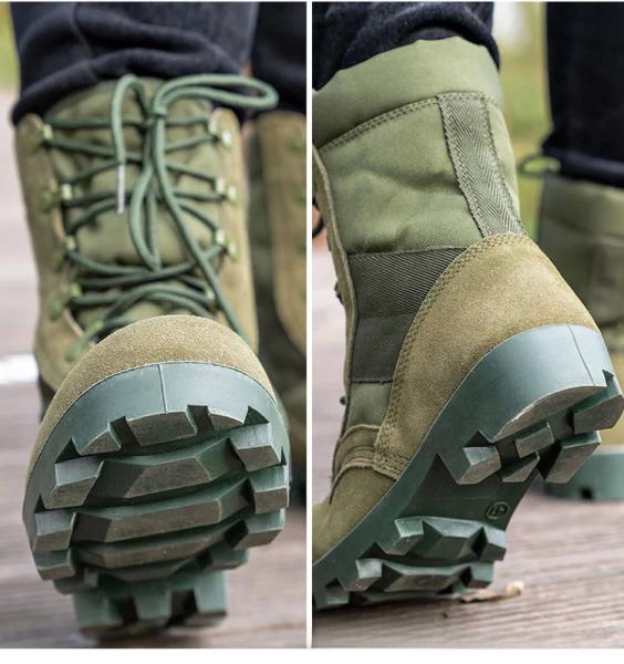 Quality High Top Military Boots Combat Wear Resistant Jungle Tactical Outdoor Mountainee for sale