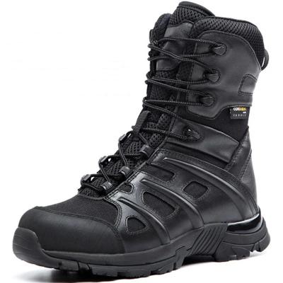 China Army Desert Tan Military Boots With Zipper Men'S Tactical Waterproof Non-Slip à venda