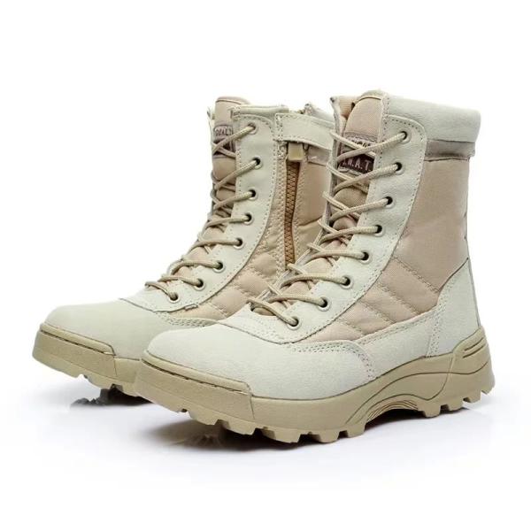 Quality 8 Inch 6 Inch All Leather Tactical Boots For Wide Feet Men 4e for sale