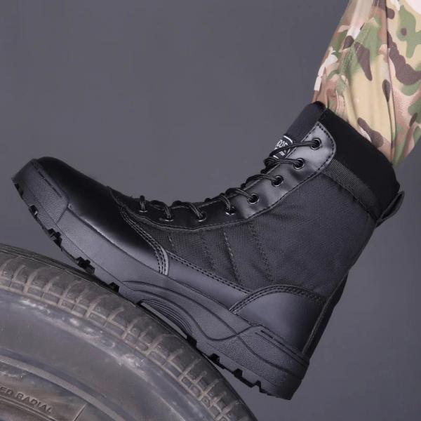Quality 8 Inch 6 Inch All Leather Tactical Boots For Wide Feet Men 4e for sale