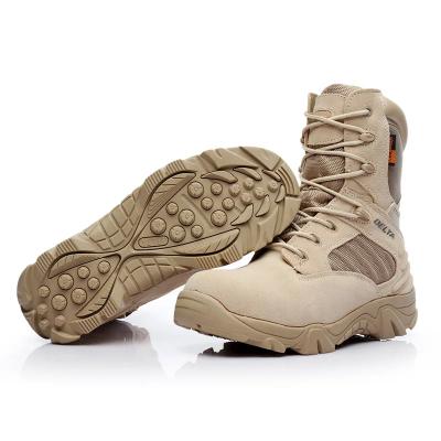 China Combat Military Rubber Boots High Ankle Outdoor Tactical Men'S Desert Hiking 39-45 for sale