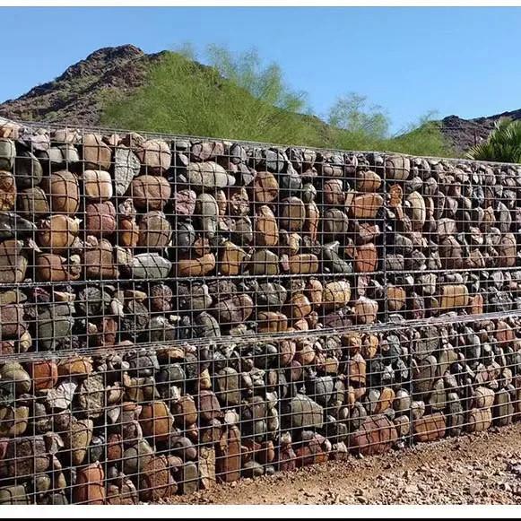 Quality Blast Resistant Wall Airport Barrier Mesh Galvanized Electric Welding Gabion Net for sale