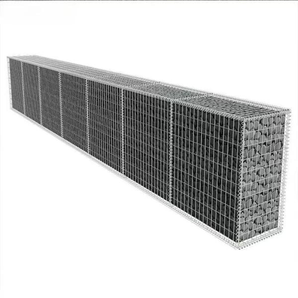 Quality Masonry Blast Wall Park Decorative Wall Galvanized Steel Wire Cage Sandblasting Stone Wall for sale