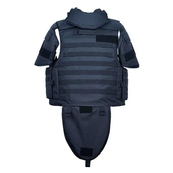 Quality 9mm Military Gear Bulletproof Vest Black Full Coverage Armor Men'S Tactical for sale