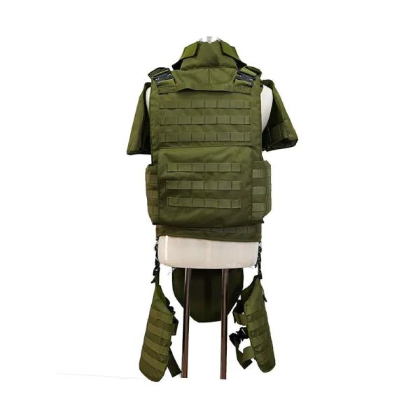 Quality Military Issue Bulletproof Vest Full Body Laser Cut Molle System Camo Soft Plate for sale