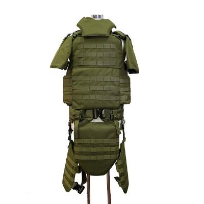 China Military Issue Bulletproof Vest Full Body Laser Cut Molle System Camo Soft Plate 3a for sale