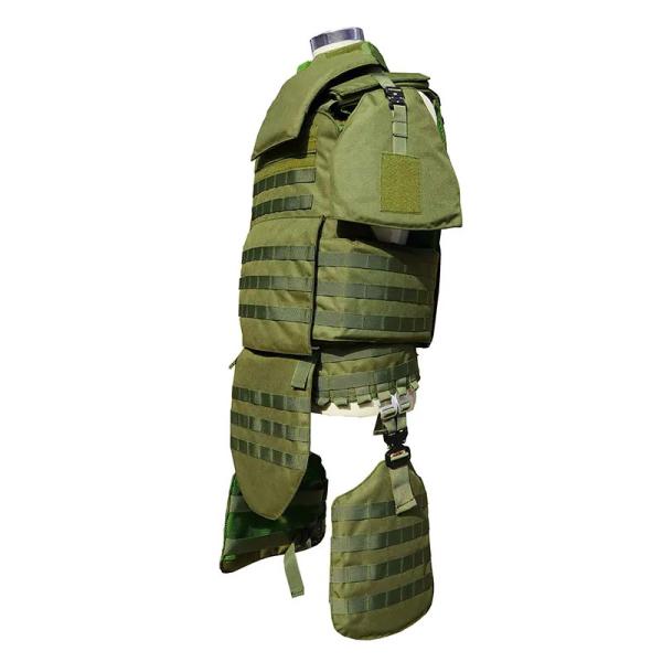 Quality Military Issue Bulletproof Vest Full Body Laser Cut Molle System Camo Soft Plate for sale