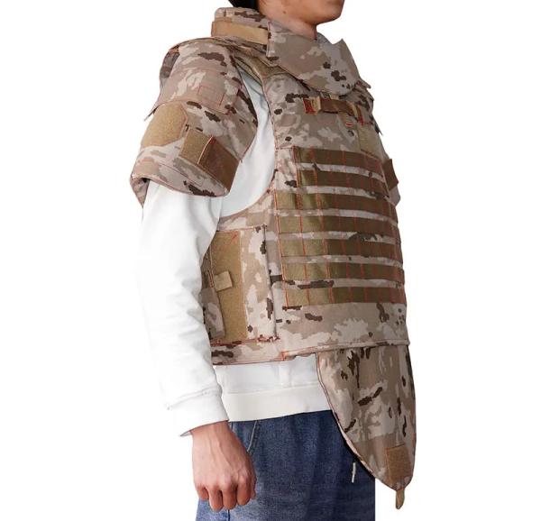 Quality Military Issue Bulletproof Vest Full Body Laser Cut Molle System Camo Soft Plate for sale