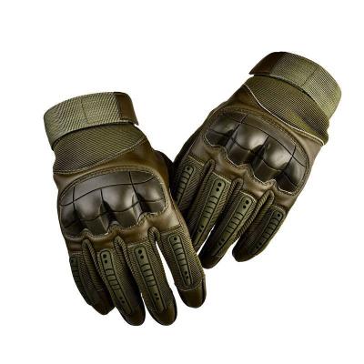 China Blue Black Tactical Army Gloves Military Hard Knuckle For Military Operations for sale