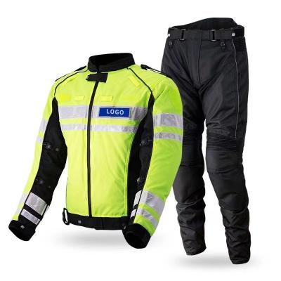 China Policía Hi Viz Motocicleta chaqueta uniforme hombre Unisex Ciclismo al aire libre en venta