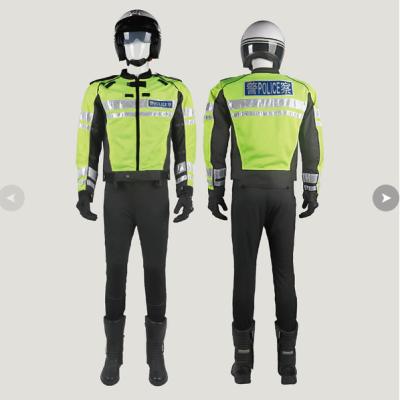 China Reflective Jacket Police Hi Vis Vest Outdoor Traffic Police Cycling Uniform Suit Winter Style for sale