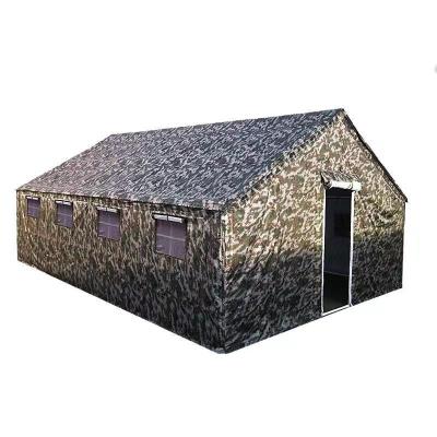 Chine 16x16 18x36 11x11 Tente militaire de quatre saisons camouflage imperméable à l'eau revêtement haute densité tissu Oxford à vendre