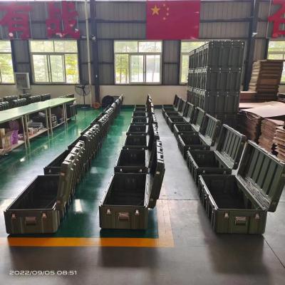 China PE Rotational Molding Military Box Combat Readiness Material Roto Molded Storage Box for sale