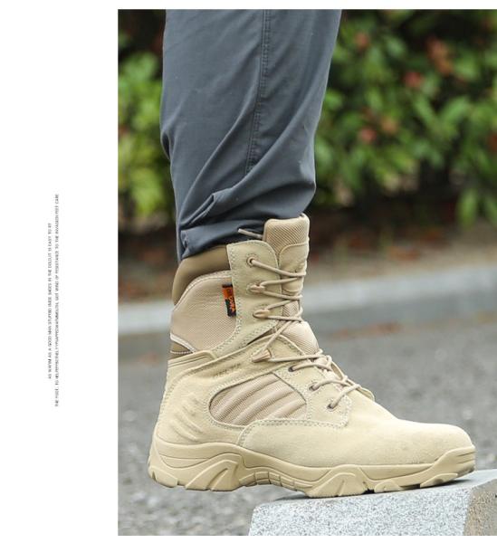 Quality 39-46 Size Military Boots with Nylon Shoelace and Style for sale