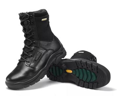 China Military Boots Genuine Leather with EVA Upper Material and Oil-resistant Rubber Outsole Army Military Tactical Boots for sale
