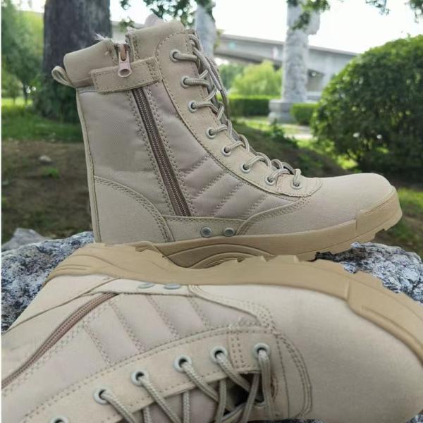 Quality Custom Ghana Panama Black full leather combat combat shoes jungle waterproof men for sale