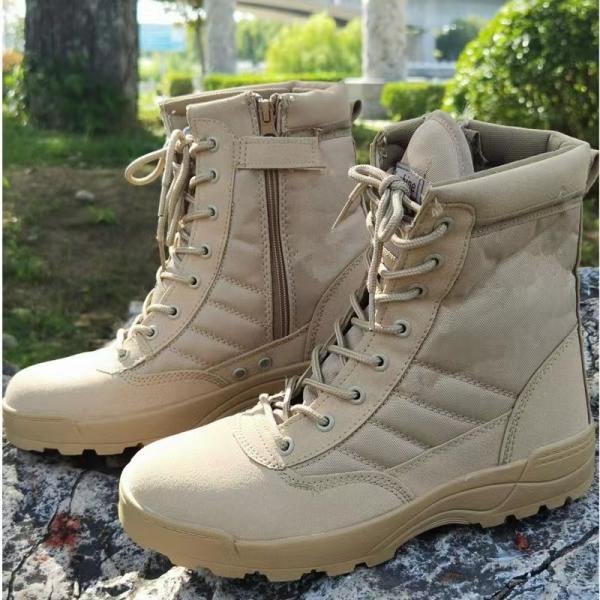 Quality Custom Ghana Panama Black full leather combat combat shoes jungle waterproof men for sale