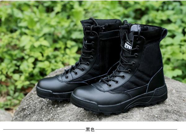 Quality Custom Ghana Panama Black full leather combat combat shoes jungle waterproof men for sale