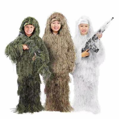 China Camouflage Ghillie Suit Camo White Snow Bionic Suit Clothing 3xl 4xl for sale