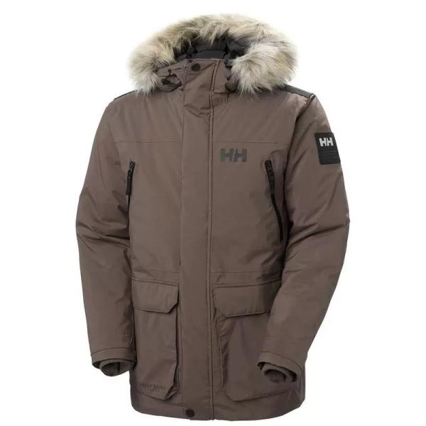 Quality Insulated Helly Hansen Men's Parka Jacket for Cold Weather Protection for sale