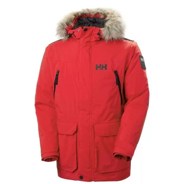 Quality Helly Hansen men's fashion outdoor parka fur collar down jacket Doberman parka for sale