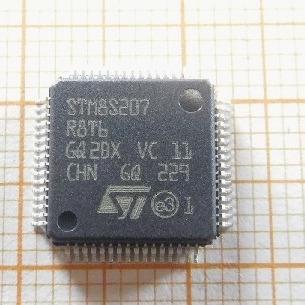 China STM8S207R8T6TR IC Integrated Circuits 8-Bit Microcontrollers MCU 443mW 24MHz 1.6mm for sale