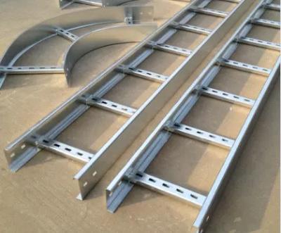 China Rustproof Ladder Type Pre Galvanized Cable Tray 1-12m For Industrial for sale